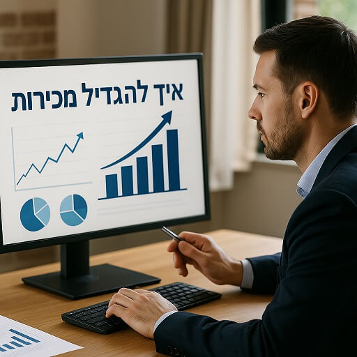 איך להגדיל מכירות בעסק שלך? מדריך מעשי לצמיחה חכמה